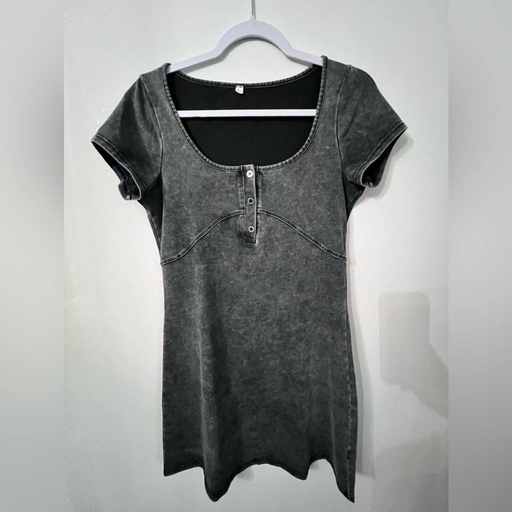 No Name women’s gray mini dress NWT